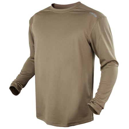 Condor Outdoor Products MAXFORT LS TRAINING TOP, TAN, S 101121-003-S
